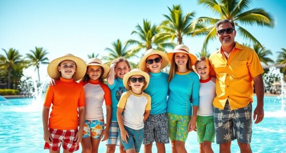 swimsuits and water friendly attire