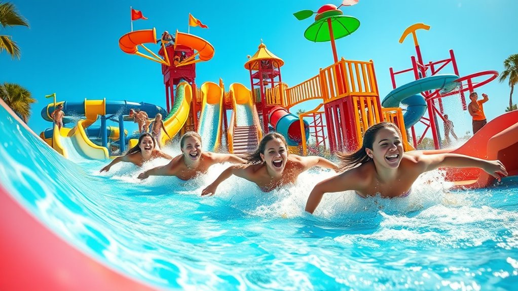 teen water park adventure zones