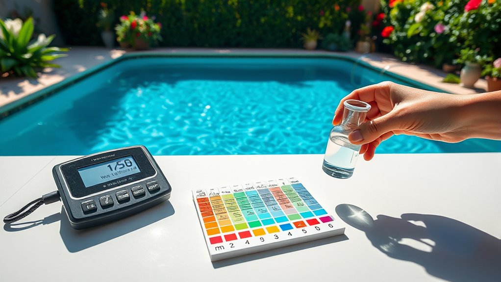 test pool chemical levels