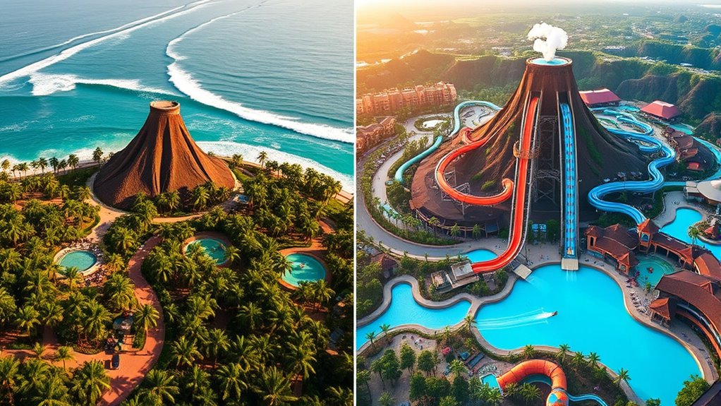 thrill rides versus family options