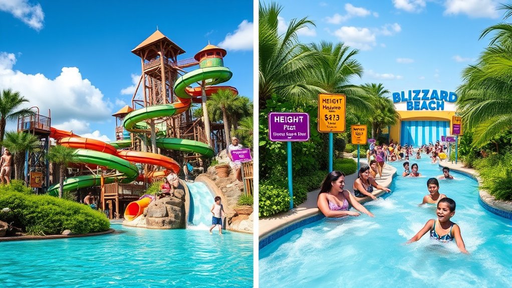 thrill rides versus gentle slides