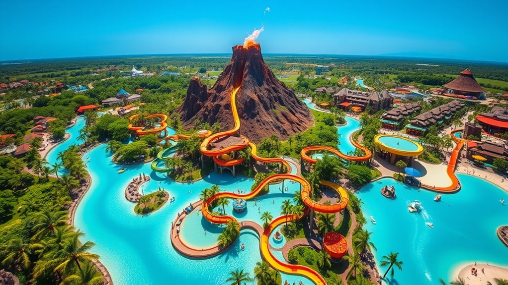 thrilling volcano bay rides