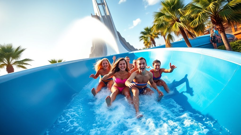 thrilling water slide adventures