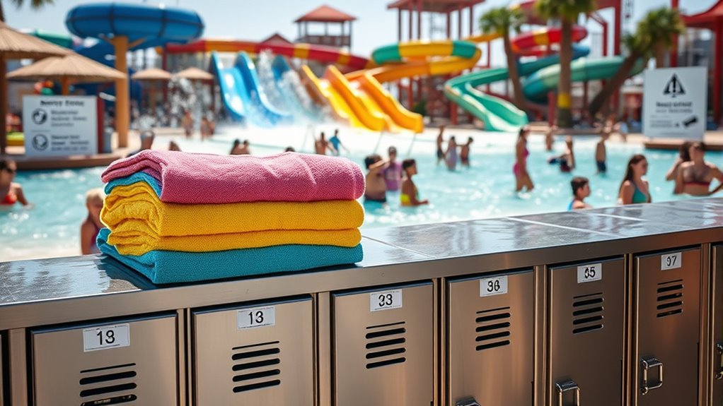 towel and locker policies