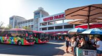 transportation options for disney water parks
