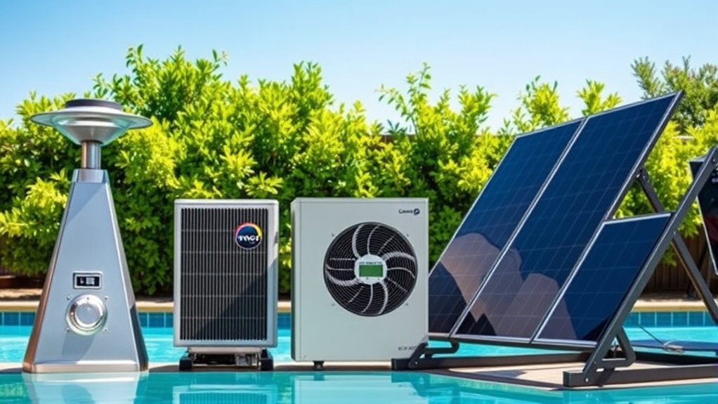 types of pool heaters