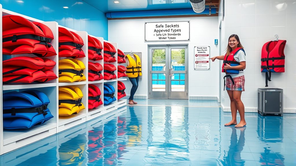 types standards water activities