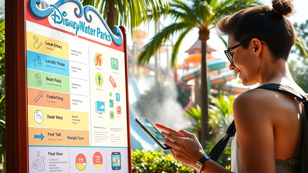 use signs and mobile tools