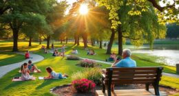 visit park after checkout