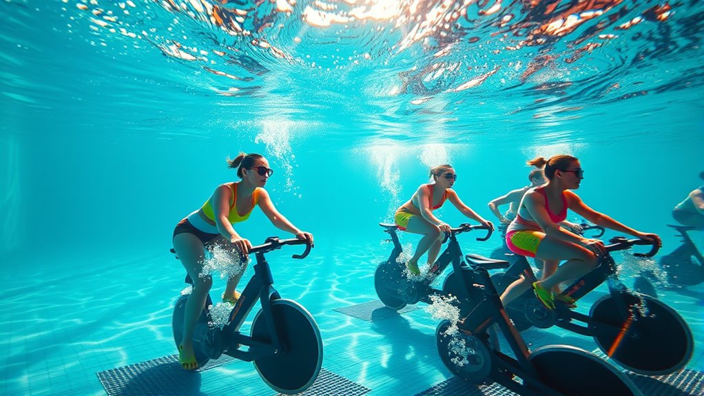 water based fitness class