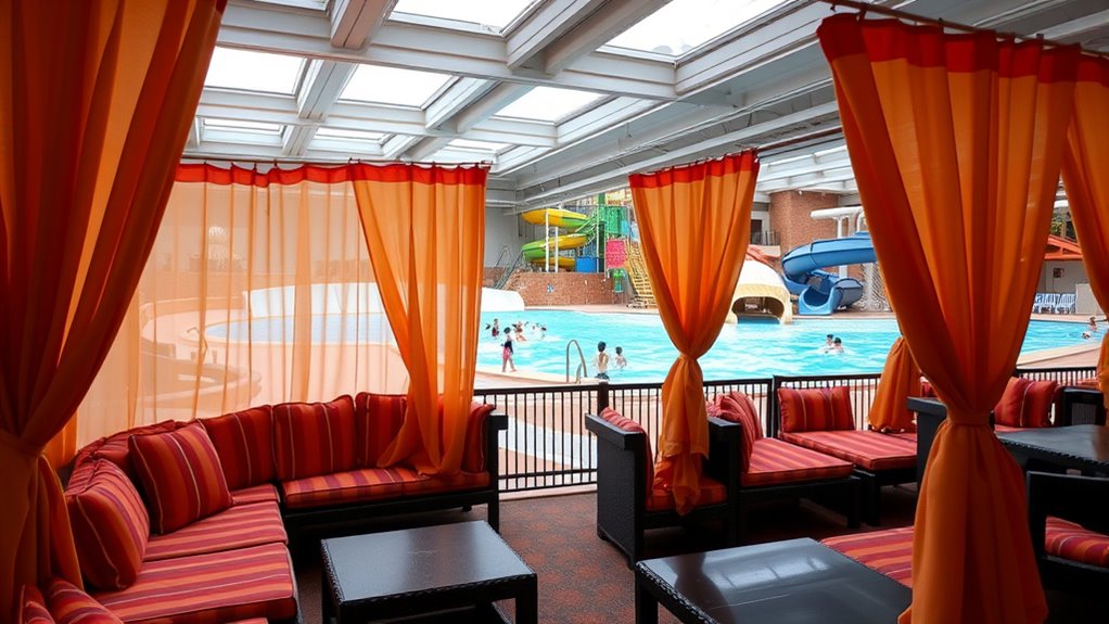 water features and multimedia amenities