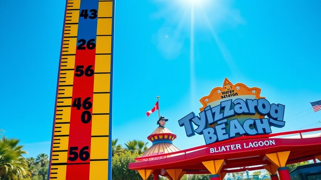 water park height restrictions