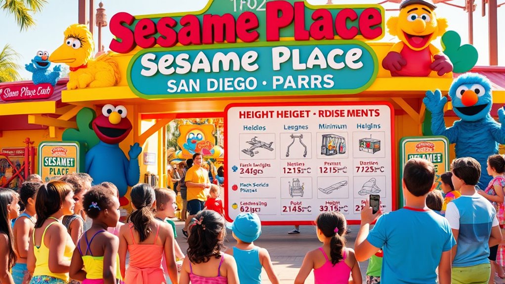 water park height restrictions