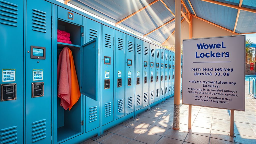 water park towel policies