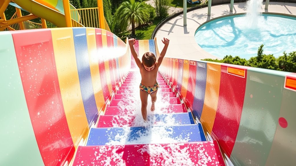 waterpark exercise burns calories