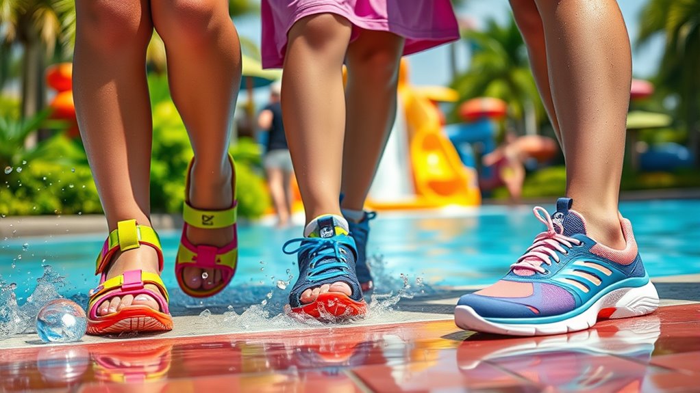 waterproof secure slip resistant footwear