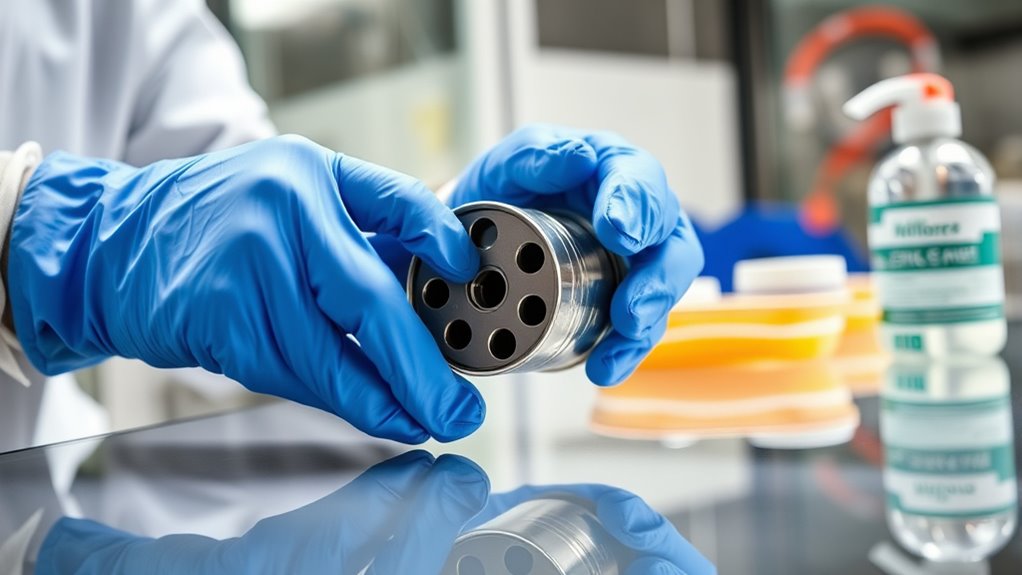 wear protective gear during maintenance