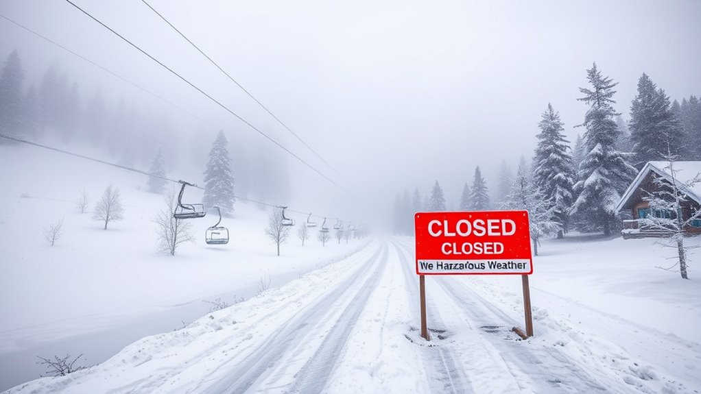 weather based closure criteria