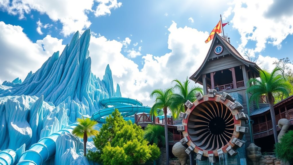 winter wonderland tropical paradise