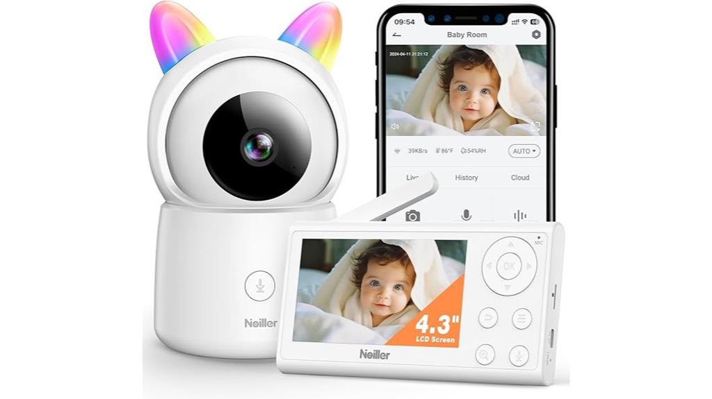 1080p night vision baby monitor