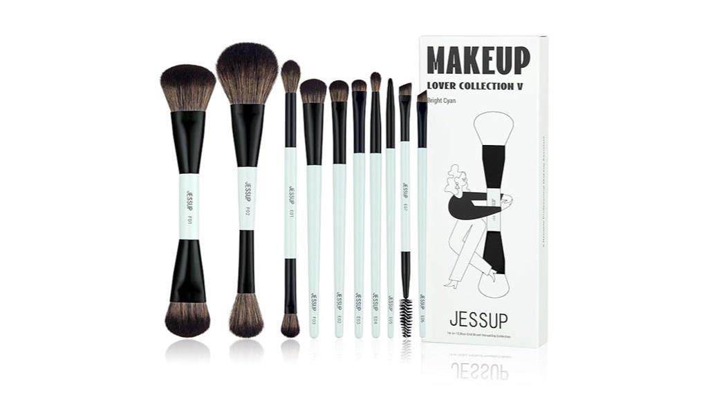 10 piece jessup brush set
