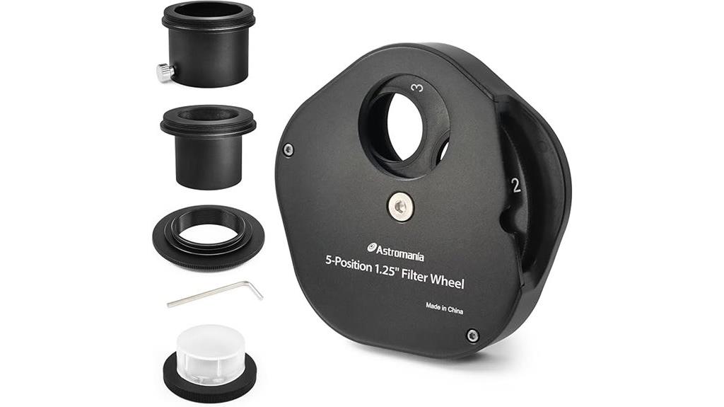 5 position filter wheel