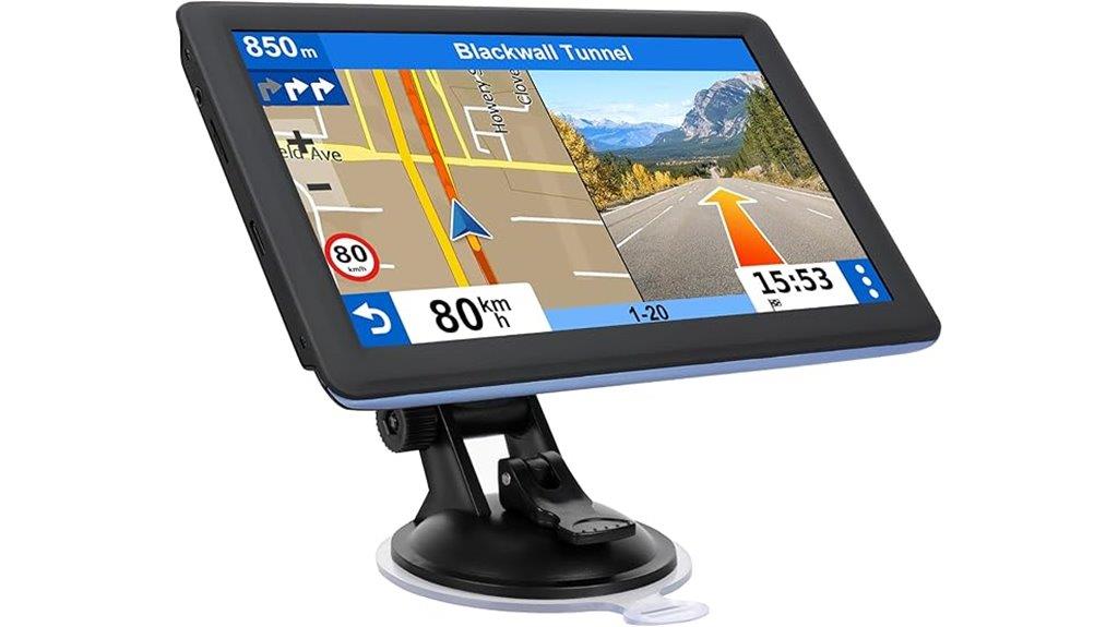 7 inch gps with 2025 maps