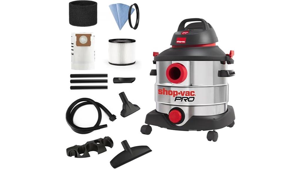 8 gallon shop vac accessories