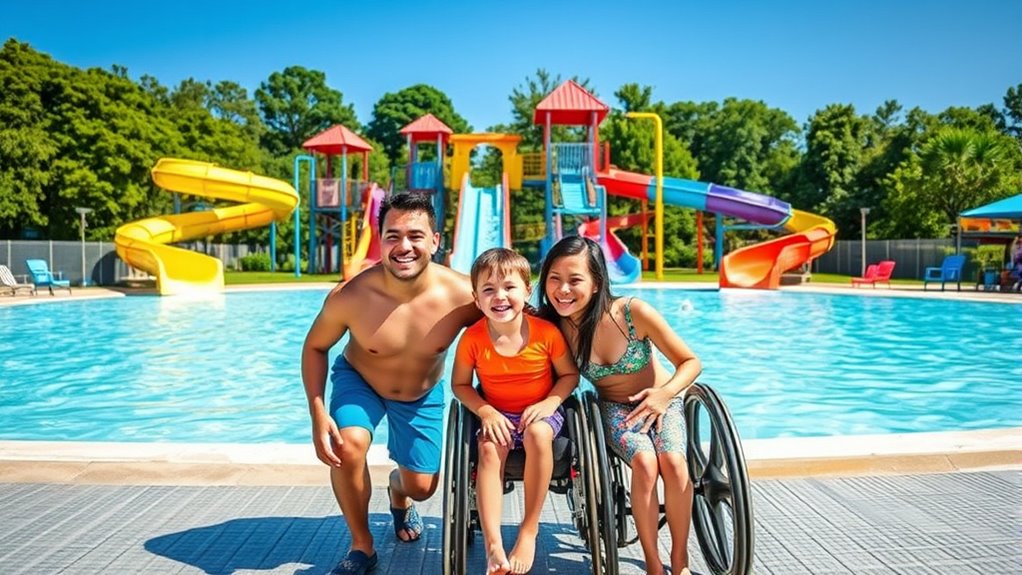 accessible water park features