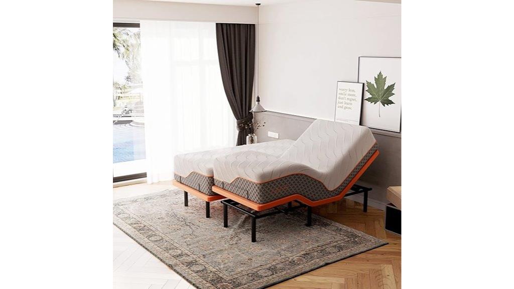 adjustable split mattress frame