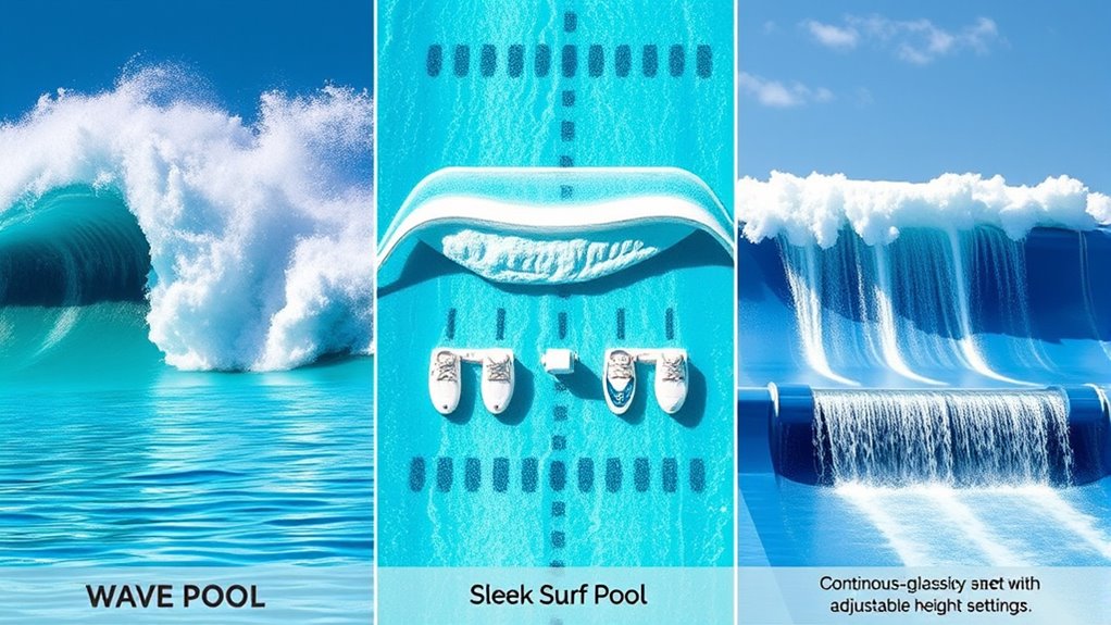 adjustable wave heights and features