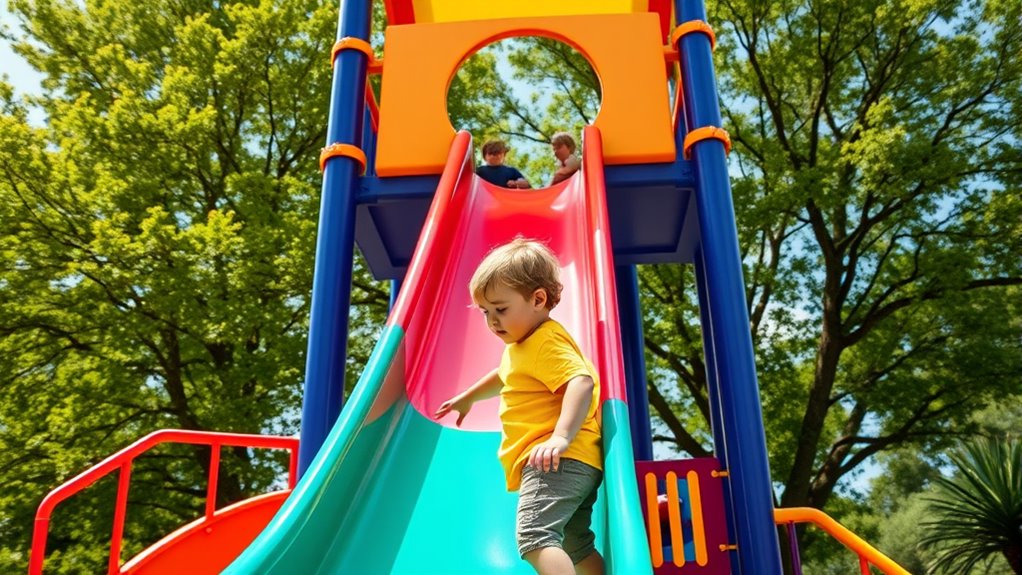 age specific slide height standards