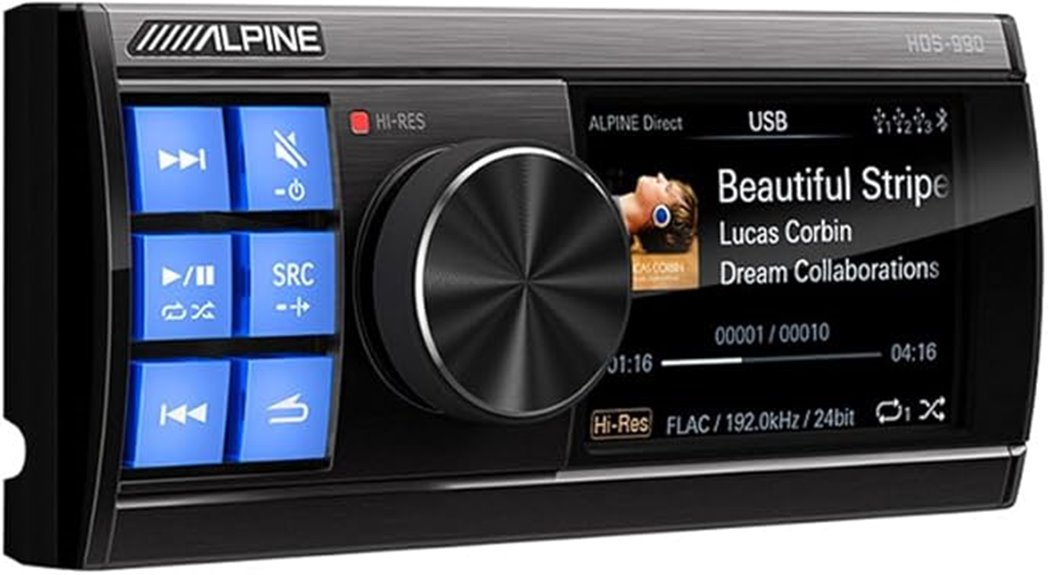 alpine hds 990 digital media