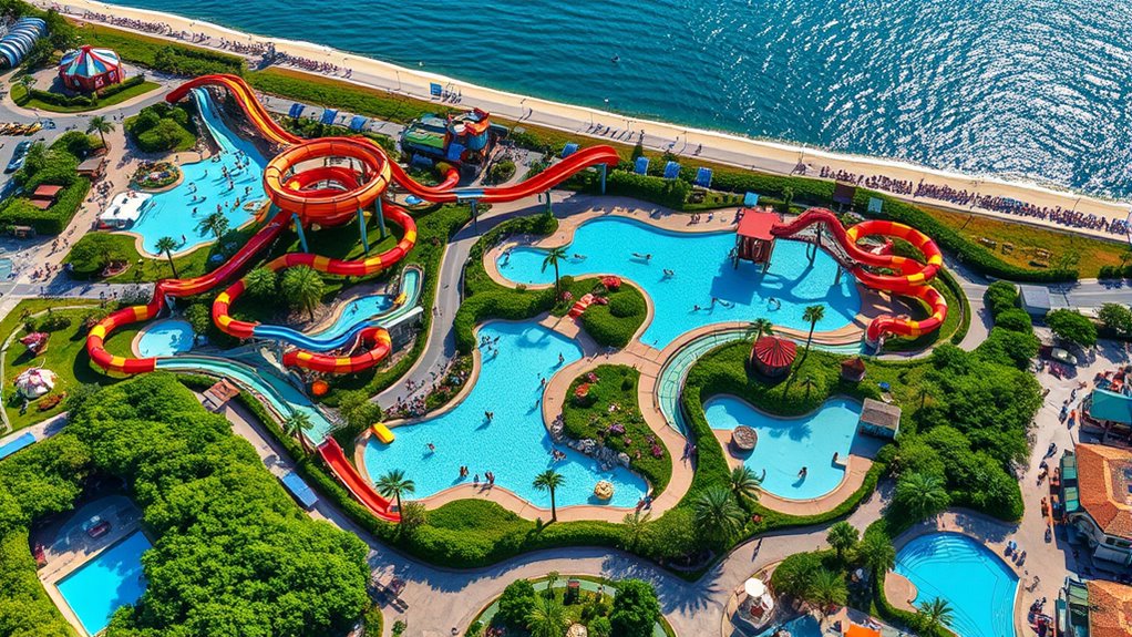 amusement park water attractions