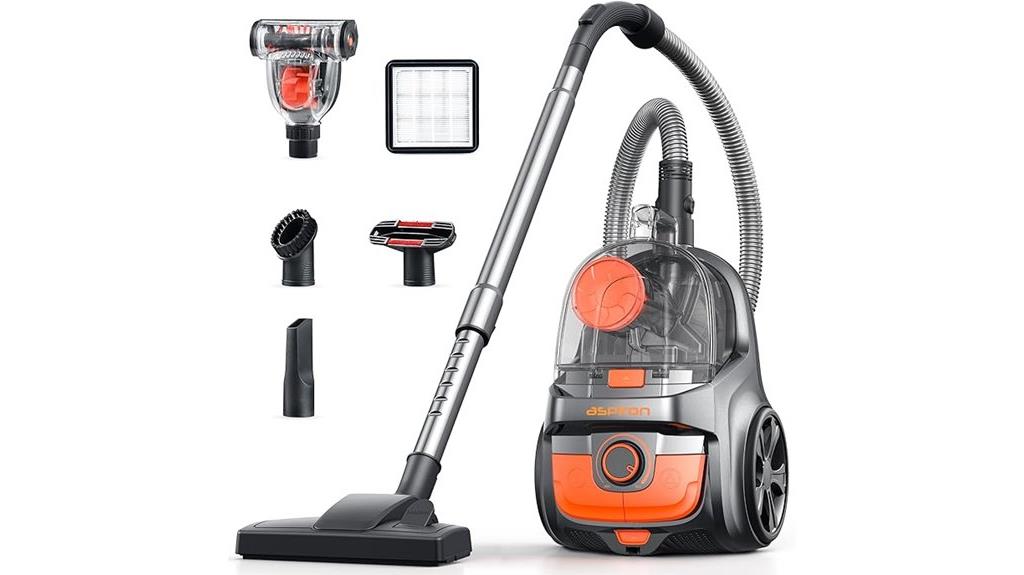 aspiron vacuum with accessories