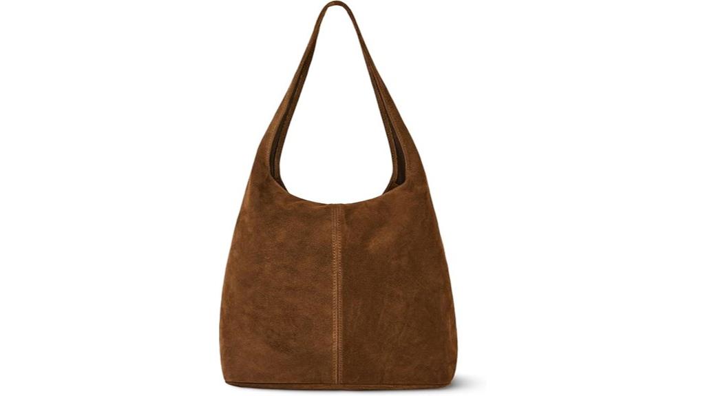 authentic italian suede handbag