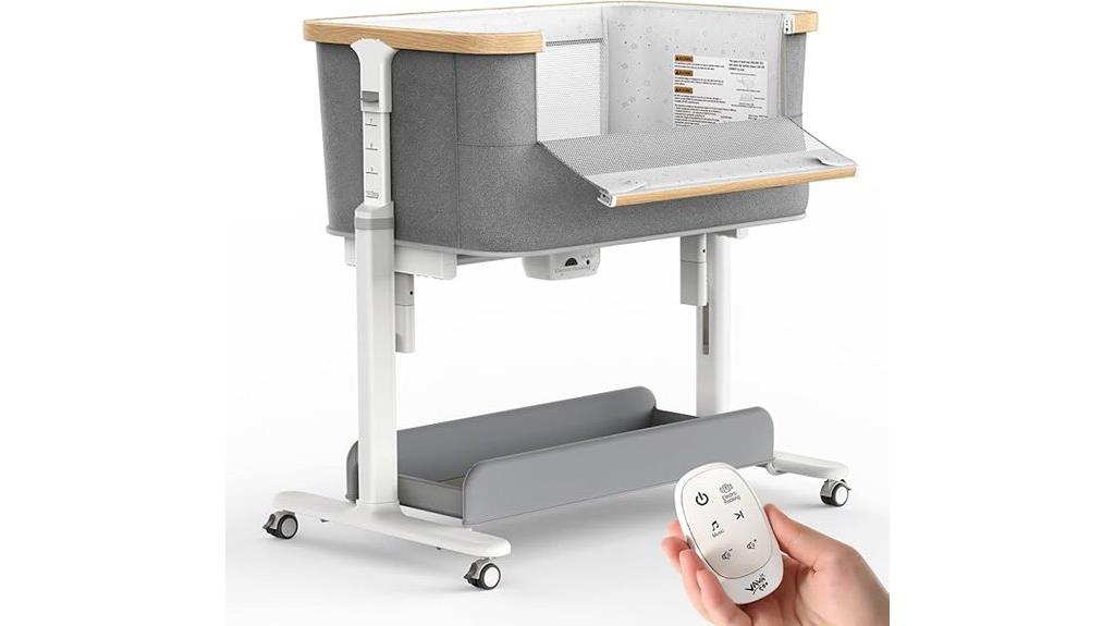 automatic rocking baby bassinet