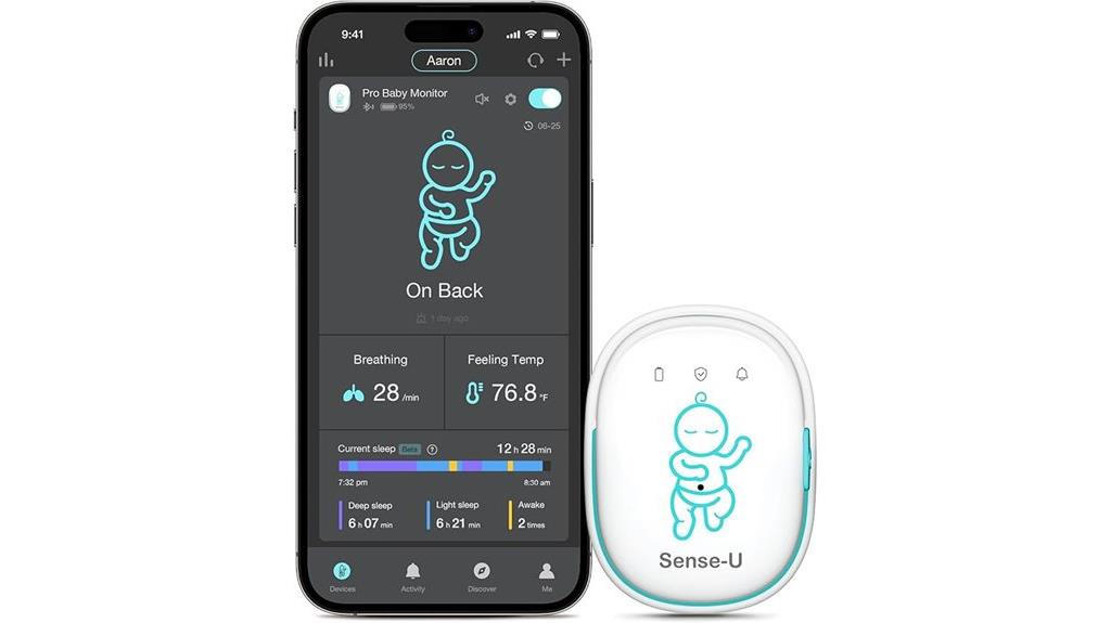 baby breathing and movement monitor
