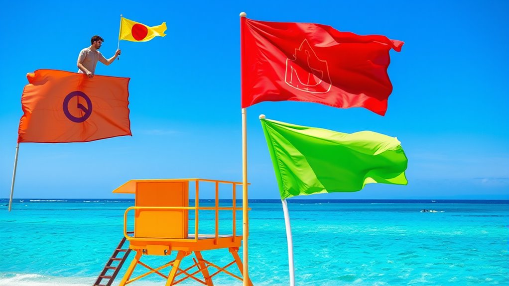 beach safety flag meanings