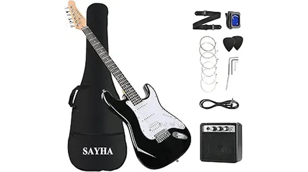 black sayha electric guitar
