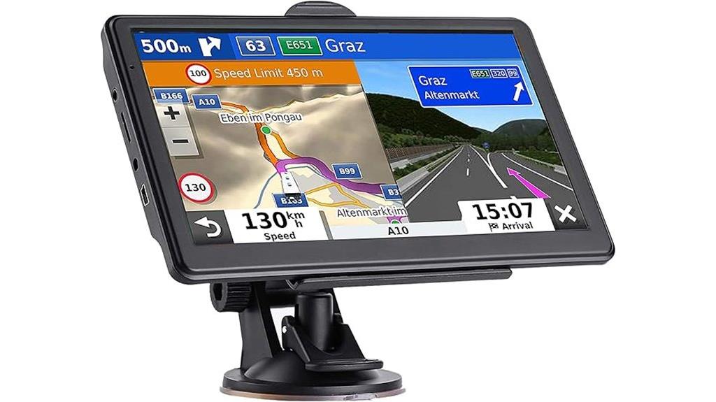 blue gps with touchscreen