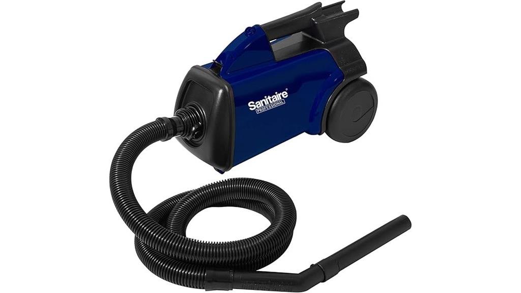 blue professional compact vacuum