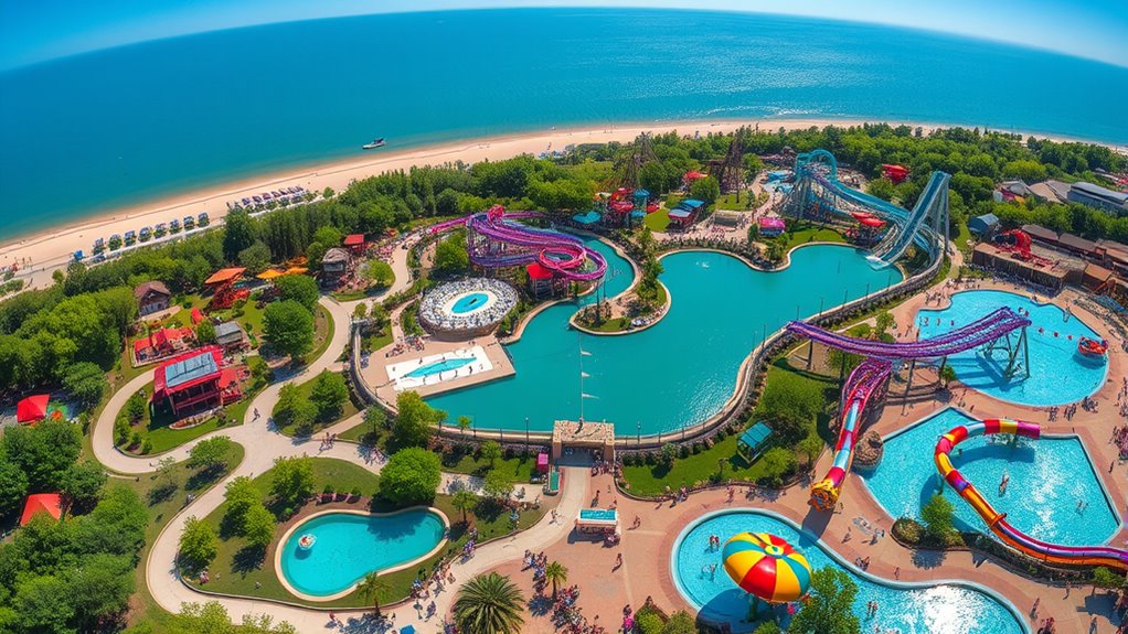 cedar point shores attractions map
