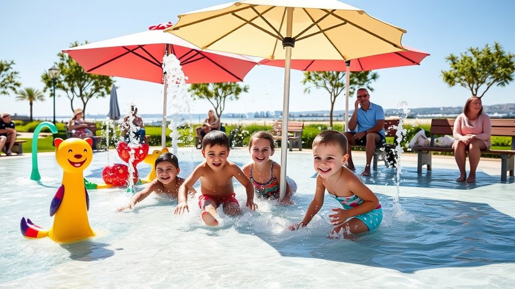 child safe water park amenities