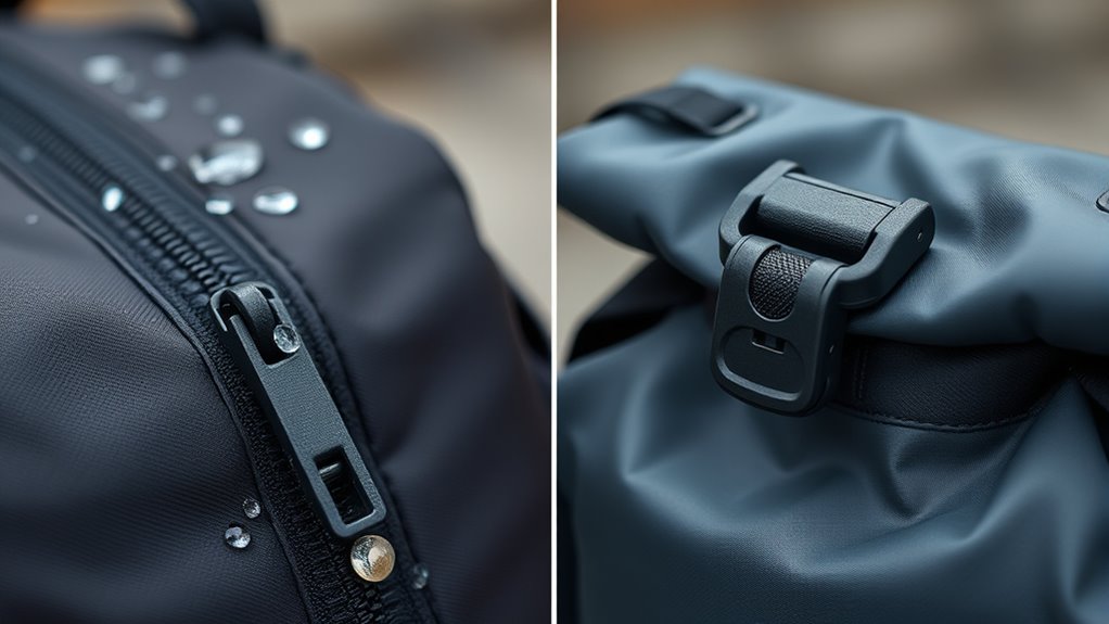 choosing waterproof closure options