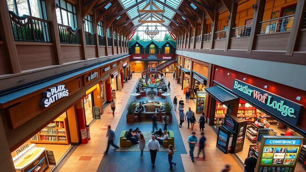 convenient shopping and services