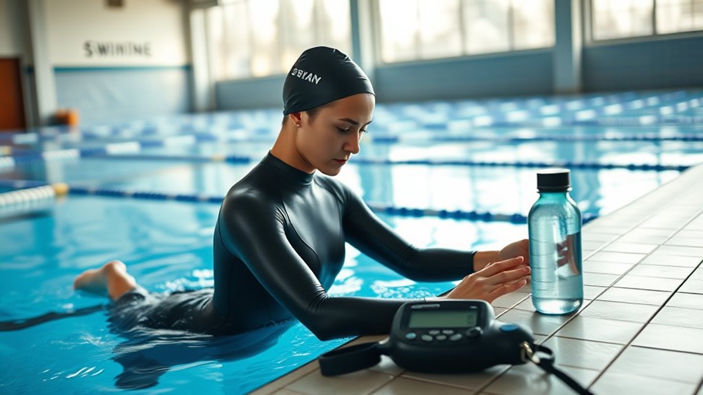 cool down after intense swims