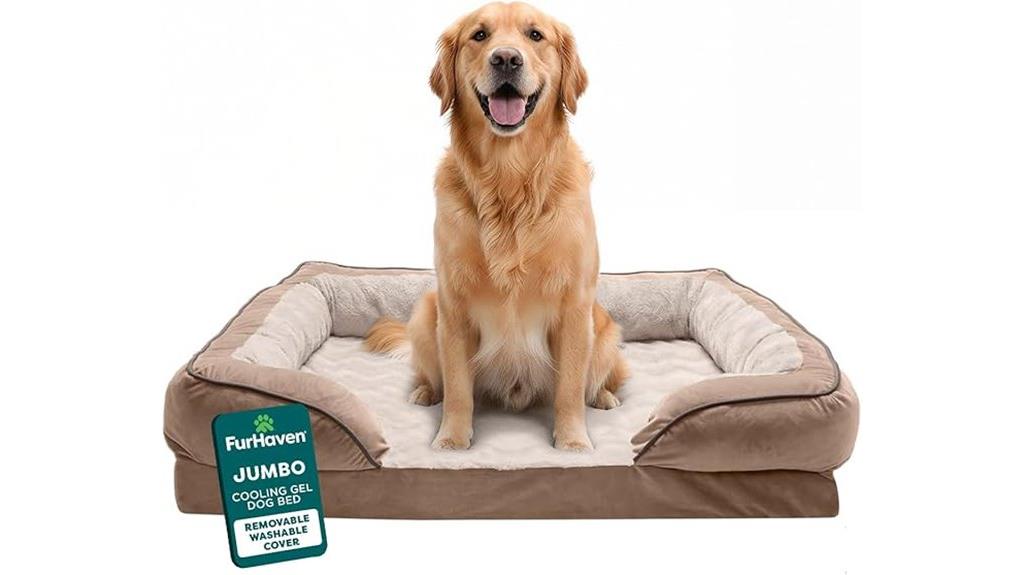 cooling gel large dog bed