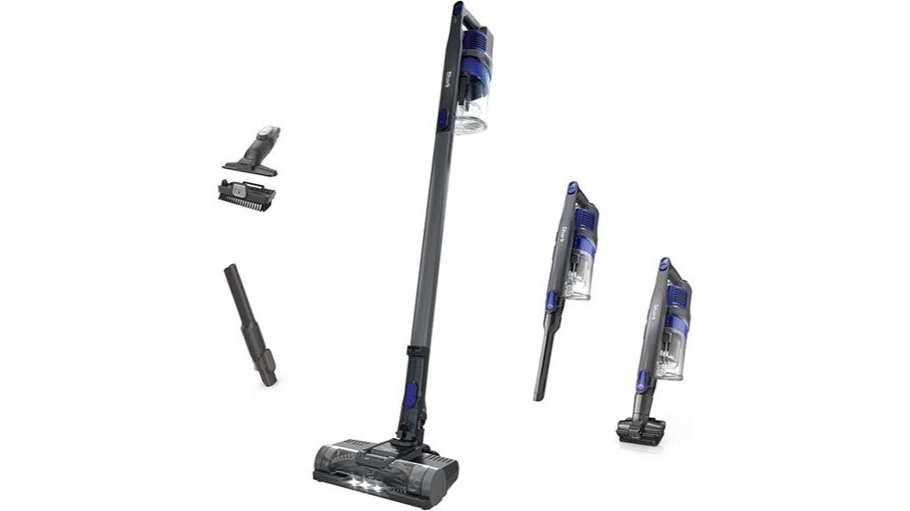 cordless shark vacuum led