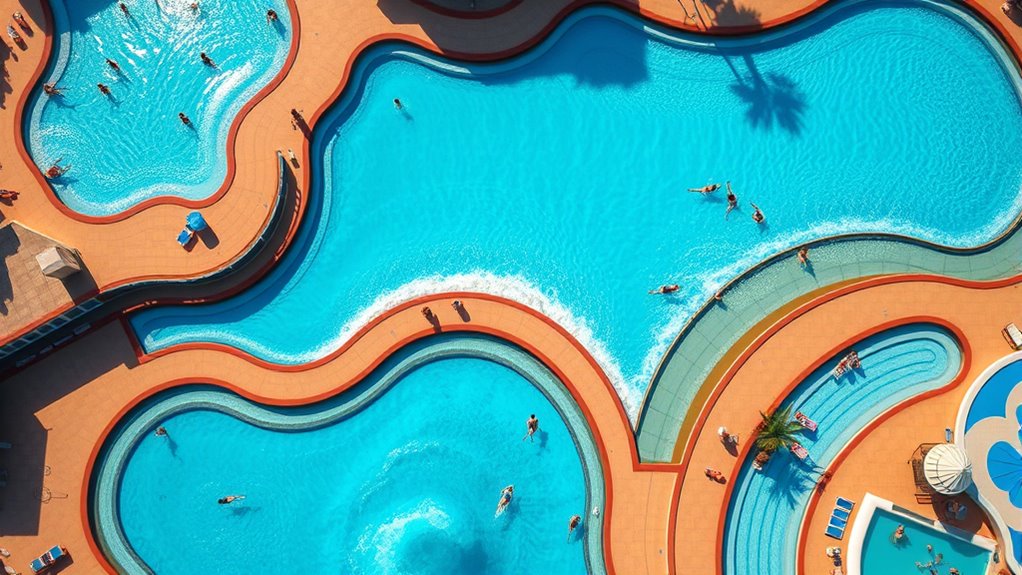 customizable wave pool layouts